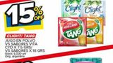 Oferta de Jugo en polvo Clight/ Tang sabores Vita C 7,5g / vs sabores x 18g en Carrefour Maxi
