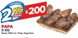 Oferta de Papa x kg por $200 en Carrefour Maxi