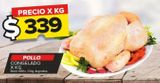Oferta de Pollo congelado kg por $339 en Carrefour Maxi