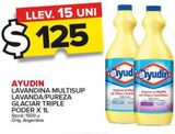 Oferta de Lavandina Ayudin multisuperficies 1L por $125 en Carrefour Maxi