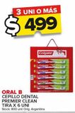 Oferta de Cepillo dental Oral-B premier clean tira x 6uni por $499 en Carrefour Maxi