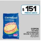 Oferta de Copos de maiz Carrefour azucarados x 240g por $151 en Carrefour Maxi