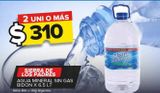 Oferta de Agua mineral Sierra de los Padres singas bidón 6,5L por $310 en Carrefour Maxi