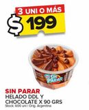 Oferta de Helado DDL y chocolate Sin Parar x 90g por $199 en Carrefour Maxi