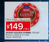 Oferta de Queso Gouda Horma Silvia por $149 en Carrefour Maxi