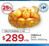 Oferta de Cebolla  por $289 en Carrefour Maxi