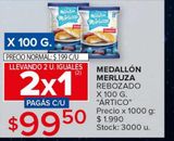 Oferta de Medallon Merluza  por $99,5 en Carrefour Maxi
