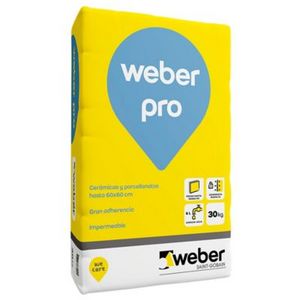 Oferta de Adhesivo weber pro x30kg - Weber por $2774 en Sodimac