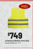 Oferta de CHALECO REFLECTIVO IAEL por $749 en Changomas