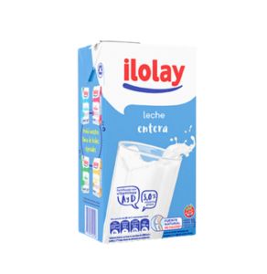 Oferta de ILOLAY leche larga vida entera x1Lt por $314,6 en Pasos Supermercado