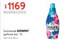 Oferta de Suavizante Downy perfume botella 1lt por $1169 en Disco