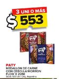 Oferta de Hamburguesas Paty por $553 en Carrefour Maxi