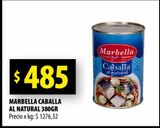 Oferta de MARBELLA CABALLA AL NATURAL 380GR por $485 en Punto Mayorista