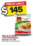Oferta de Tapa p/ empanada Villa D'Agri x 12uni por $145 en Carrefour Maxi