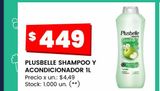 Oferta de PLUSBELLE SHAMPOO Y ACONDICIONADOR 1L por $449 en Changomas