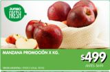Oferta de Manzana promoción kg por $499 en Jumbo