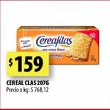 Oferta de Cereal Clas 207g por $159 en Punto Mayorista