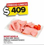 Oferta de Mortadela 200g por $409 en Carrefour Maxi