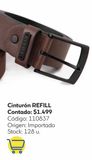 Oferta de Cinturón REFILL por $1499 en Coppel