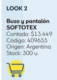 Oferta de Buzo y pantalón Softotex por $13449 en Coppel