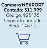 Oferta de Campera Nexport por $11999 en Coppel