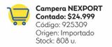 Oferta de Campera Nexport por $24999 en Coppel