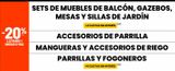 Oferta de SETS DE MUEBLES DE BALCÓN, GAZEBOS, MESAS Y SILLAS DE JARDÍN en HiperChangomas