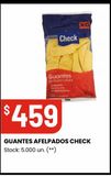 Oferta de GUANTES AFELPADOS CHECK por $459 en Changomas