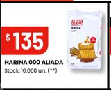Oferta de HARINA 000 ALIADA por $135 en Changomas