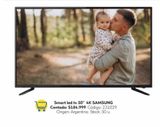 Oferta de Smart tv led 50" Samsung por $184999 en Coppel