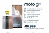 Oferta de Moto G32 por $86999 en Coppel