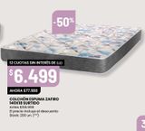 Oferta de Colchón espuma zafiro por $6499 en Changomas