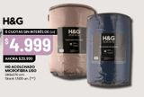 Oferta de Acolchado de microfibra H&G por $4999 en Changomas