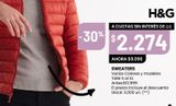 Oferta de Sweater H&G por $2274 en HiperChangomas