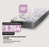Oferta de Colchón espuma zafiro por $3354 en HiperChangomas