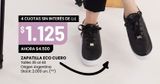 Oferta de Zapatillas eco cuero por $1125 en HiperChangomas