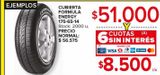 Oferta de Cubierta formula Energy 175/65/14 por $51000 en Carrefour Maxi