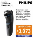 Oferta de Afeitadora Philips S3122 Serie 3000 por $21999 en Cetrogar