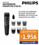 Oferta de Multigroom Philips MG 3730/15 por $13999 en Cetrogar