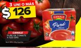 Oferta de Puré de tomate Canale x 520g por $126 en Carrefour Maxi
