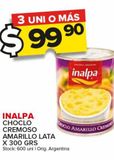 Oferta de Choclo cremoso amarillo Inalpa x 300g por $99,9 en Carrefour Maxi