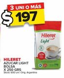 Oferta de Azúcar light Hileret x 250g por $197 en Carrefour Maxi