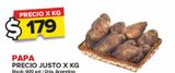 Oferta de Papa precio justo x kg por $179 en Carrefour Maxi