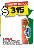 Oferta de Pan de salvado Lactal x 330g por $315 en Carrefour Maxi