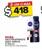 Oferta de Antitranspirante Nivea x 150cc por $418 en Carrefour Maxi