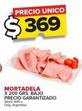 Oferta de Mortadela x 200g bajo precio garantizado por $369 en Carrefour Maxi