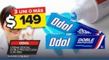 Oferta de Crema dental Odol doble protección x 90g por $149 en Carrefour Maxi
