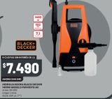 Oferta de HIDROLAVADORA BLACK DECKER 1400W MODELO PW1450TD AR por $44940 en HiperChangomas