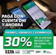 Oferta de Supermercados Zeta | 30% Descuento | 12/1/2023 - 5/2/2023