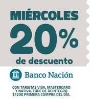 Oferta de Supermercados Pingüino | Tarjetas Bco. Nación 20% Dto. | 3/5/2022 - 30/7/2022
